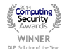 Endpoint Protector 4 is Winner in the DLP Solution of the Year category at the Computing Security Awards 2014