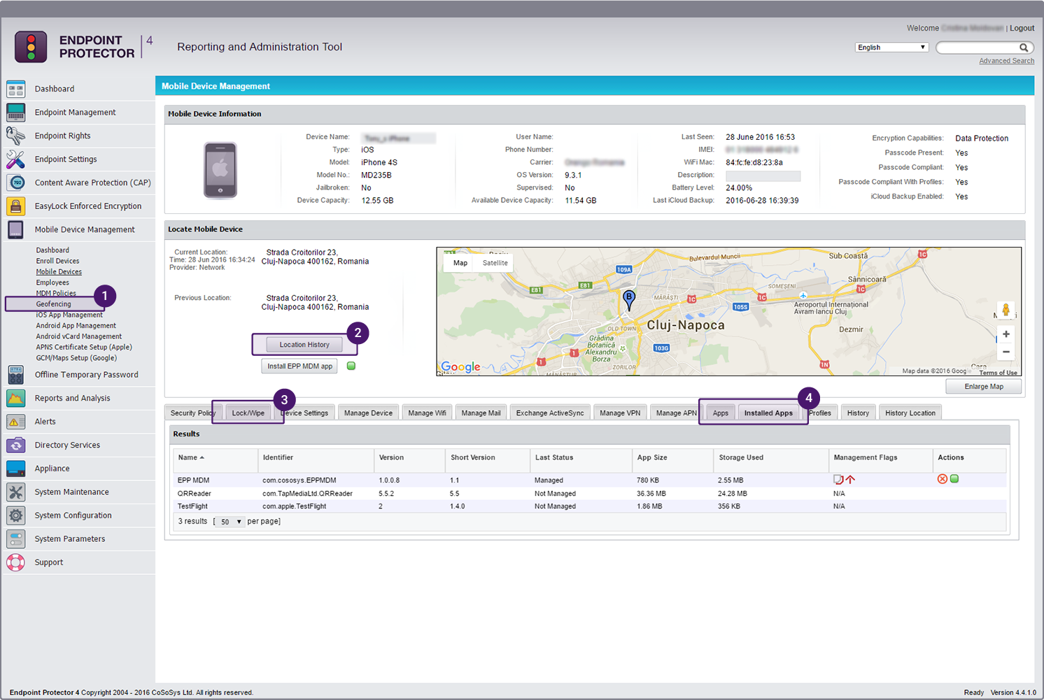 Puntos destacados de Mobile Device Management